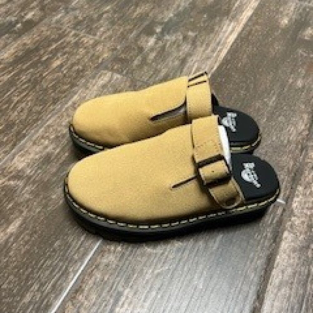 Dr. Marten Zebzag Suede Slingback Platform Mules 38